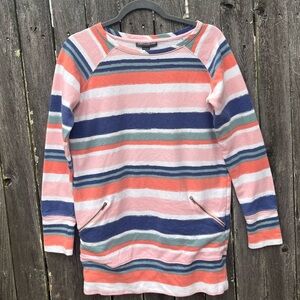 A PEA IN THE POD Maternity Soft Striped Sweatshirt size M